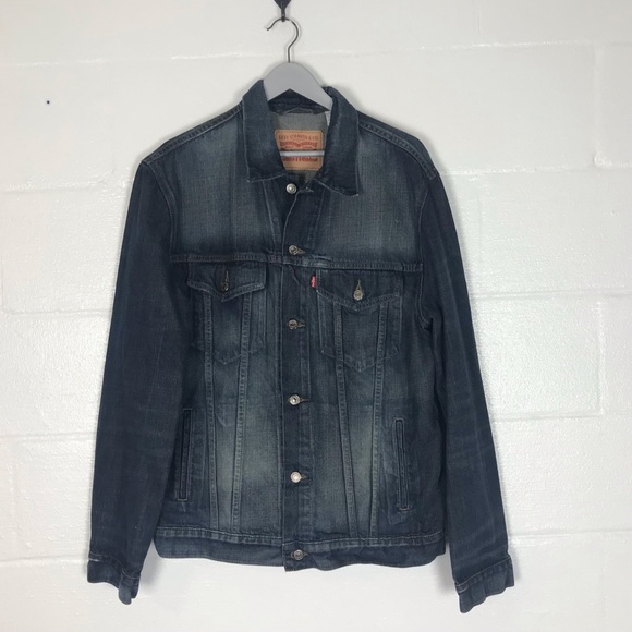 Levi’s jean jacket Mens XL denim trucker coat